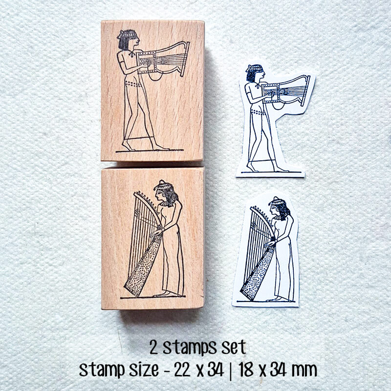 Ancient Egypt Archaeology Scrapbooking Wooden Stamps
