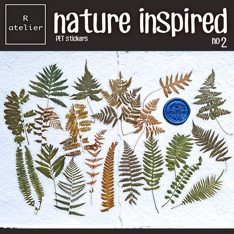 Nature Inspired Series | 80 pcs Scrapbooking PET Stickers
