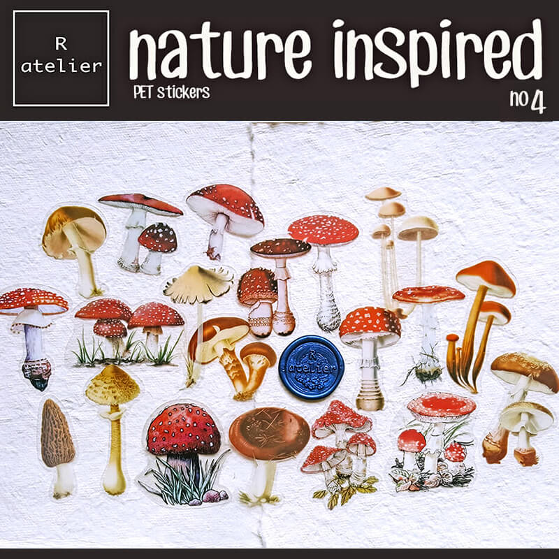Nature Inspired Series | 80 pcs Scrapbooking PET Stickers