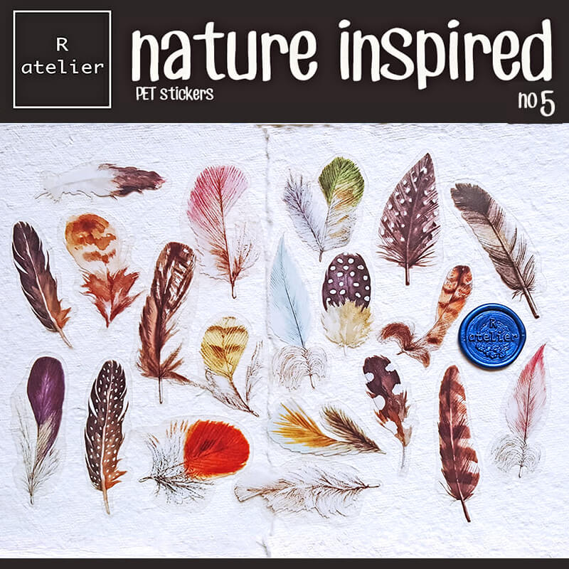 Nature Inspired Series | 80 pcs Scrapbooking PET Stickers