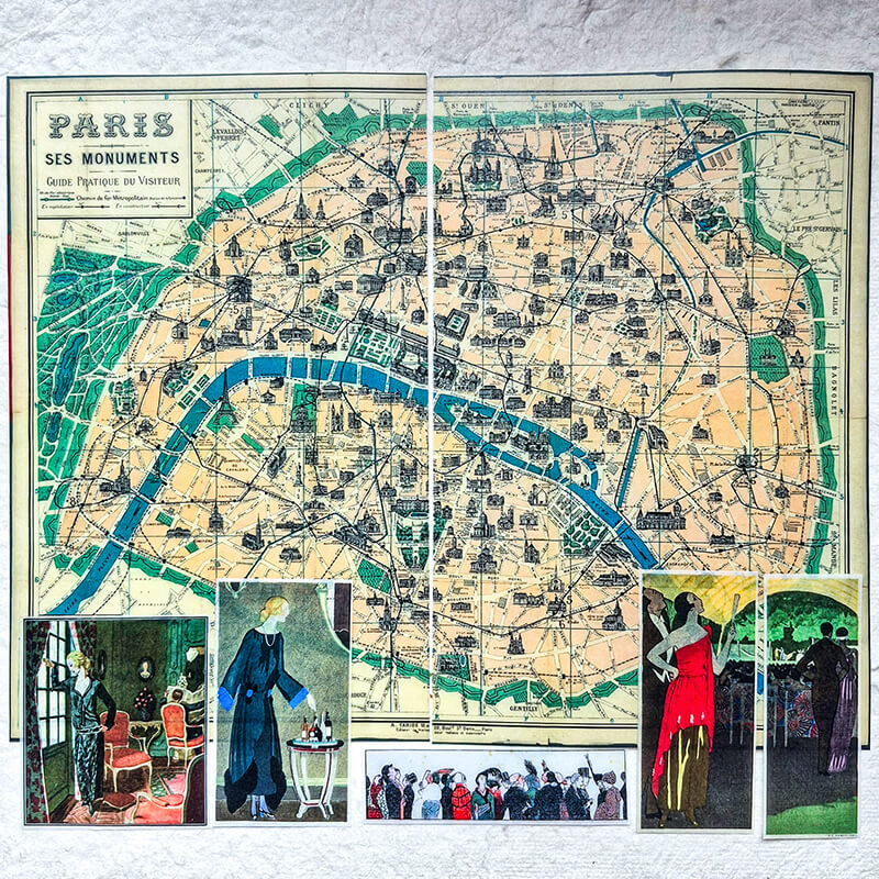 Drawn to Paris Junk Journal Scrapbooking Craft Box