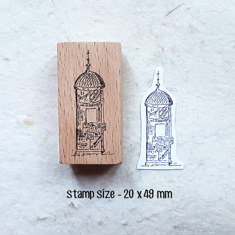 Drawn to Paris Scrapbooking Wooden Stamps