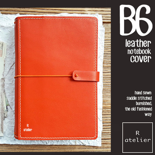 R.atelier B6 / B6 Slim TN Leather Folio | Persimmon