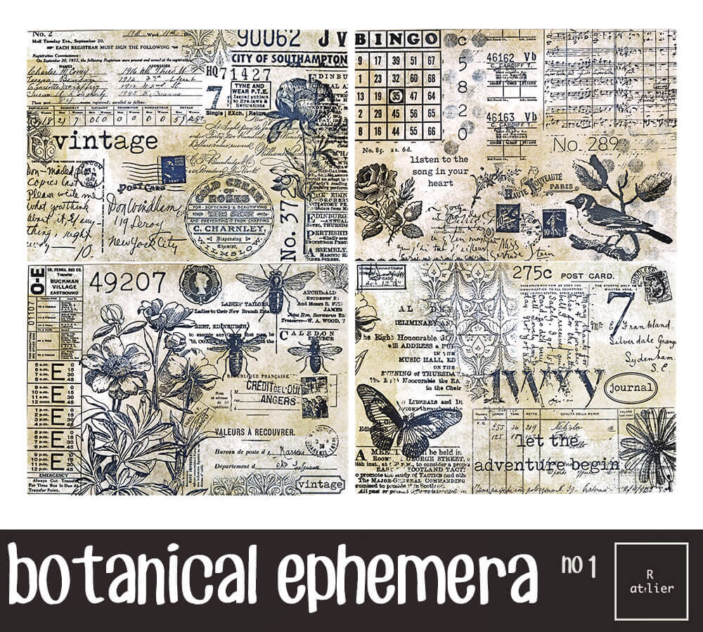 Botanical Ledgers | Scrapbooking Washi Stickers