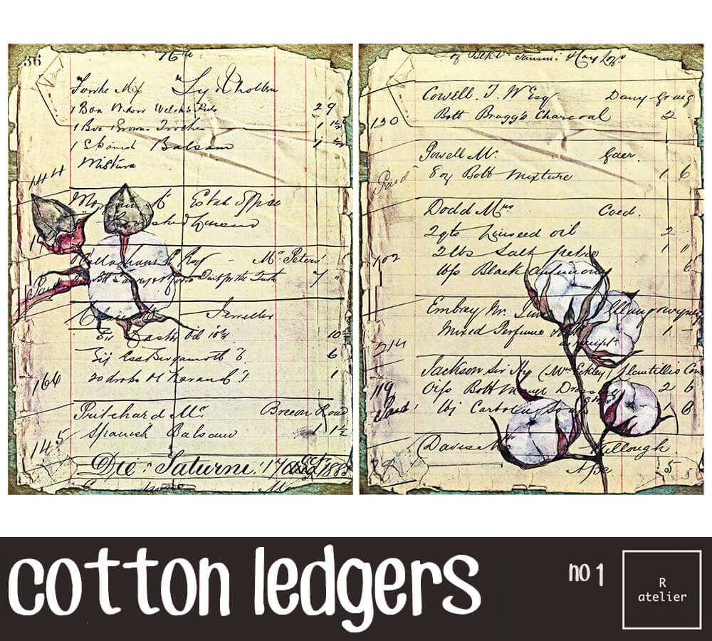Botanical Ledgers | Scrapbooking Washi Stickers