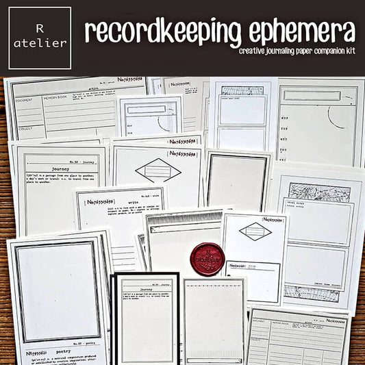 Recordkeeping Scrapbooking Paper Ephemera