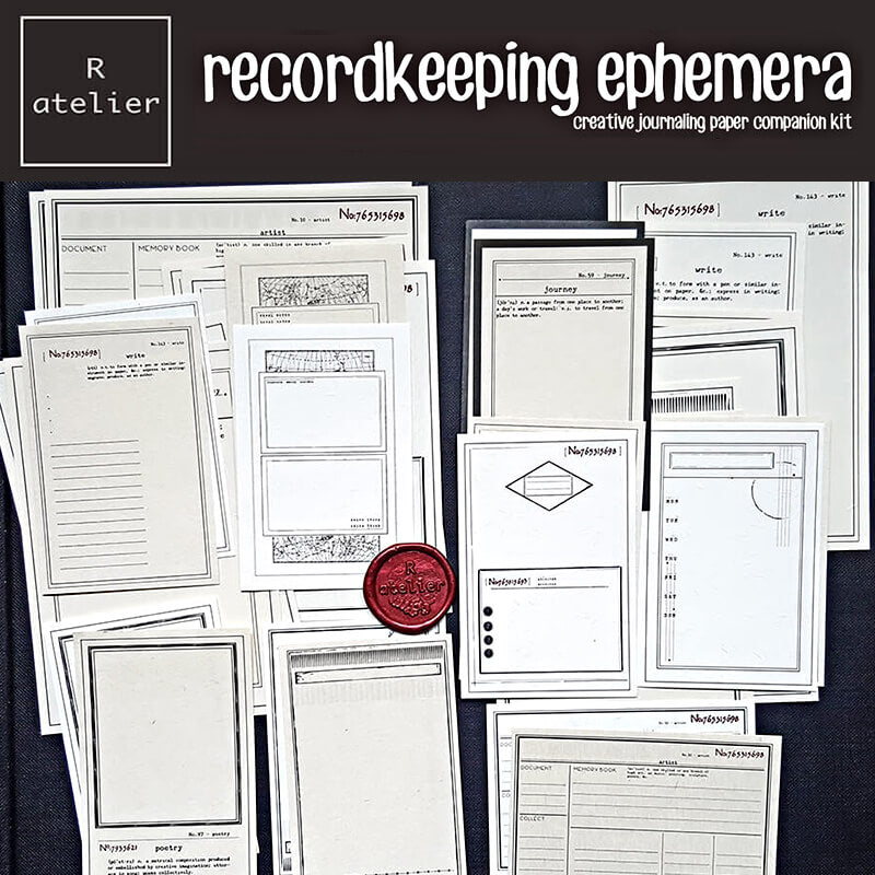 Recordkeeping Scrapbooking Paper Ephemera