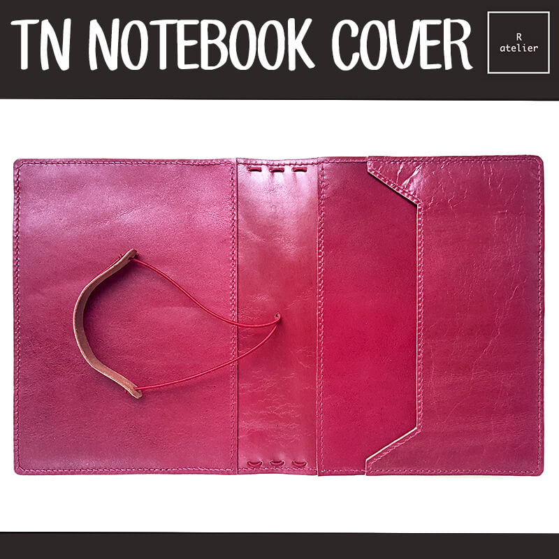 R.atelier A5 TN Leather Notebook Journal Cover Folio