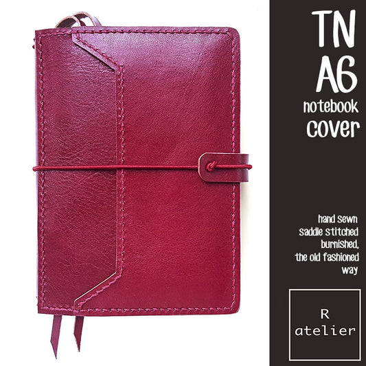R.atelier A6 TN Leather Notebook Journal Cover Folio