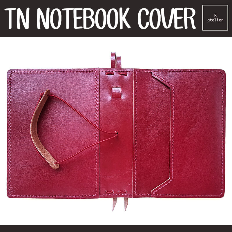 R.atelier A6 TN Leather Notebook Journal Cover Folio