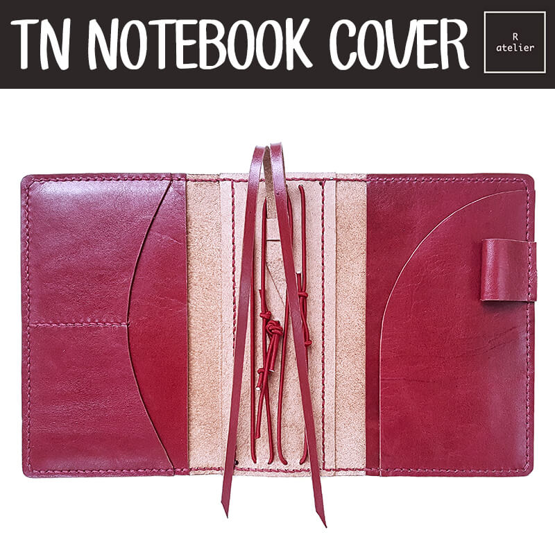 R.atelier A6 TN Leather Notebook Journal Cover Folio