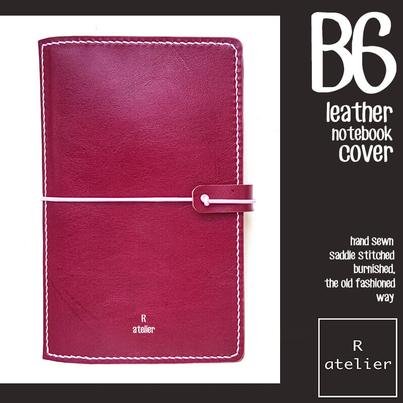 R.atelier B6 / B6 Slim TN Leather Folio | Red Wine