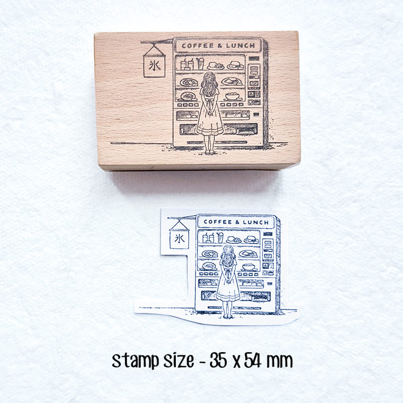 Daily Life Me Time Scrapbooking Wooden Stamp