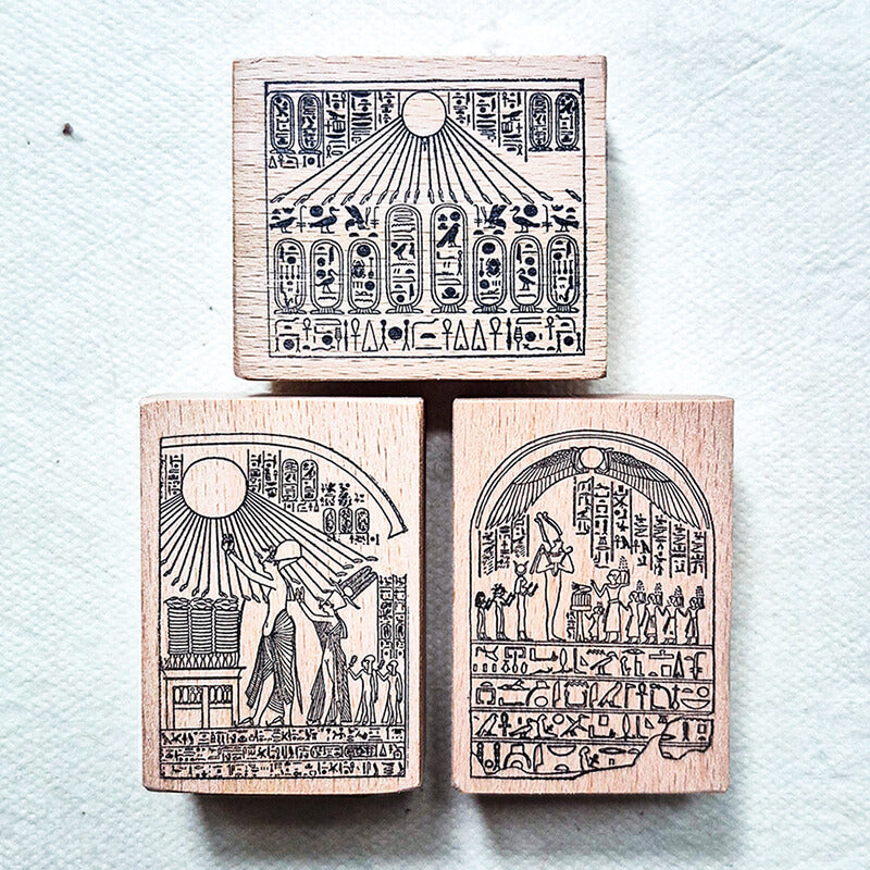 Ancient Egypt Archaeology Scrapbooking Wooden Stamps