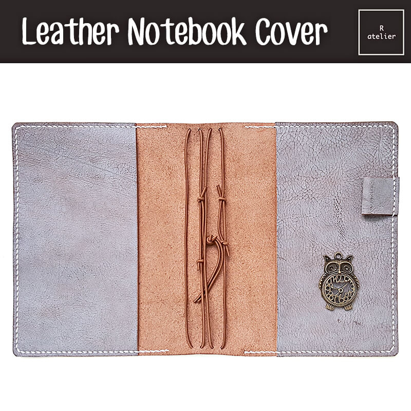 R.atelier B6 / B6 Slim TN Leather Notebook Folio Cover | Taupe