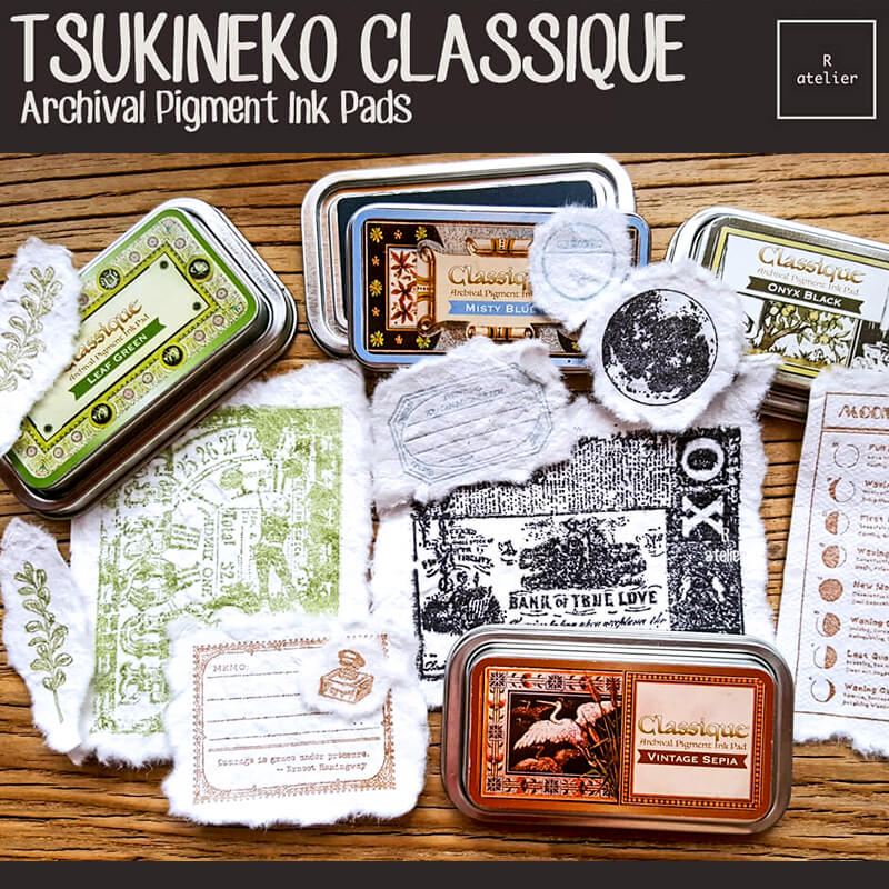 Tsukineko Classique Archival Pigment Scrapbooking Ink Pads
