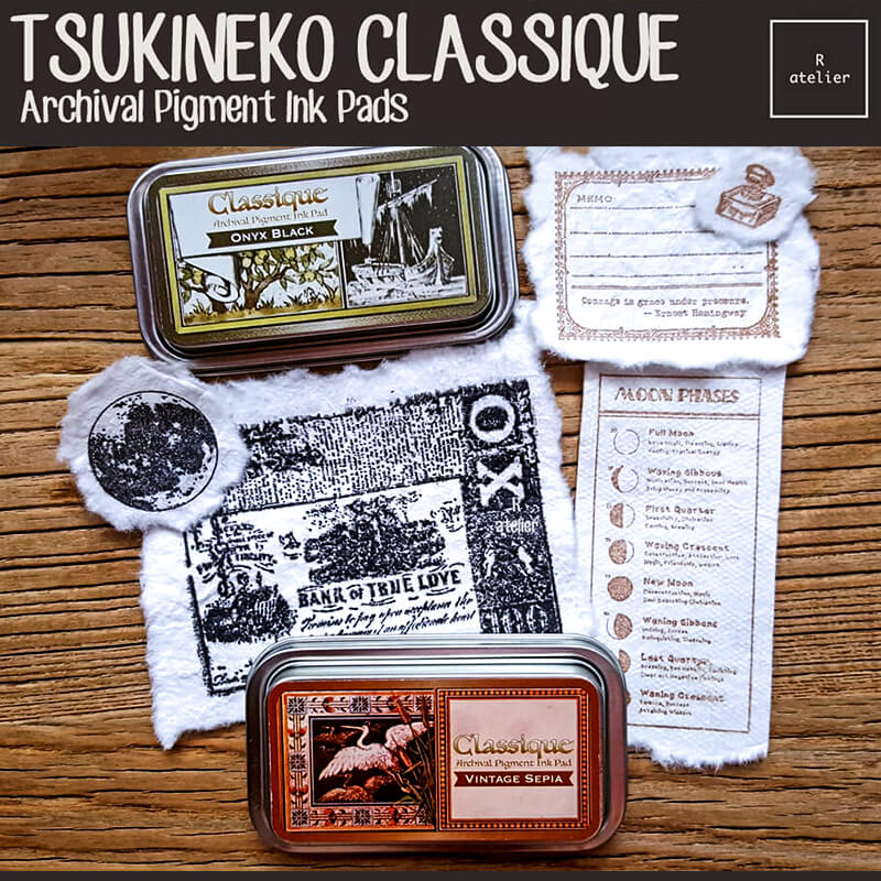 Tsukineko Classique Archival Pigment Scrapbooking Ink Pads