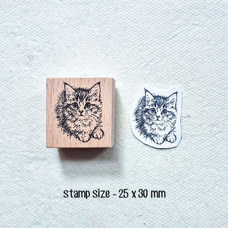Happy Memorable Moments Scrapbooking Wooden Stamp