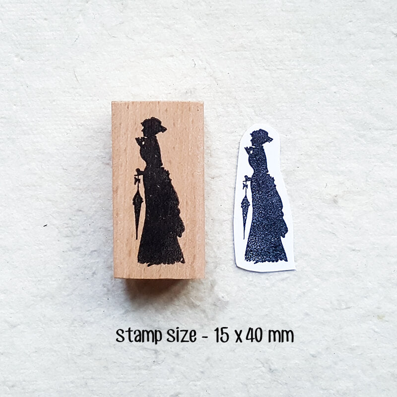 Victorian Art Literature Masquerade Masks  Scrapbooking Wooden Stamp