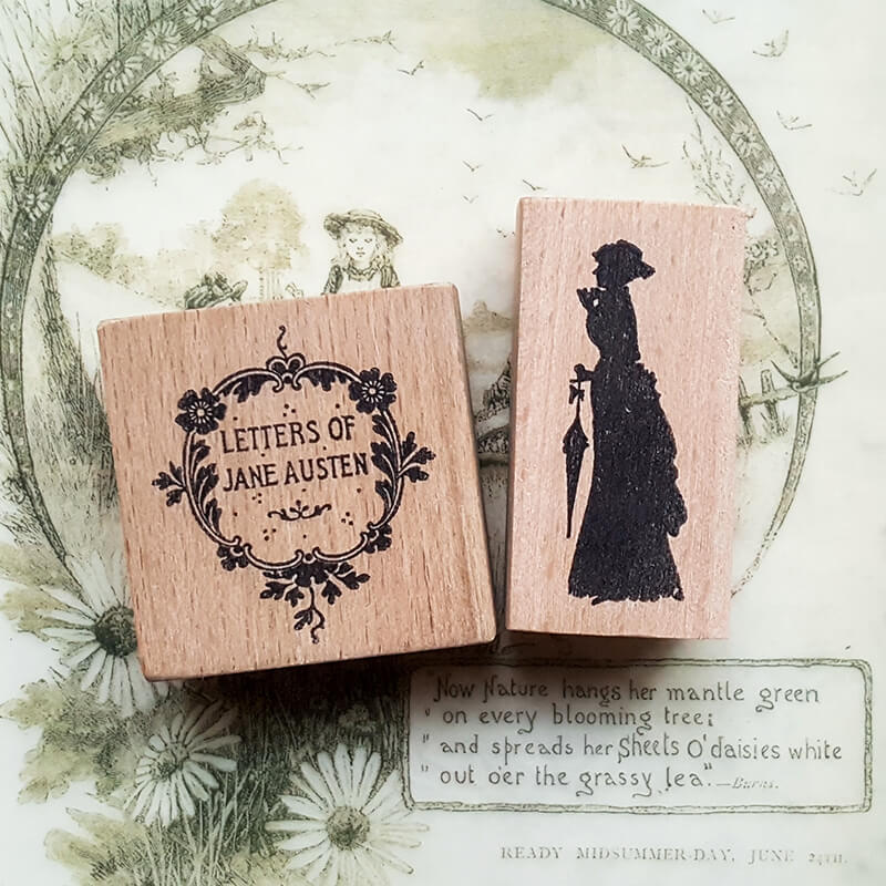Victorian Art Literature Masquerade Masks Scrapbooking Wooden Stamp