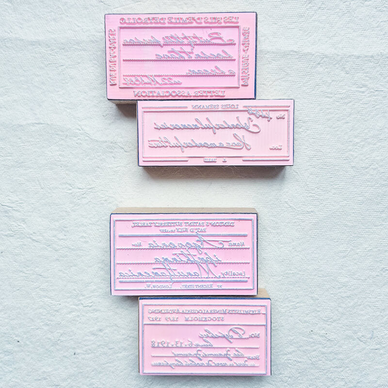 Bargain Pre-loved Scrapbooking Wooden Stamps