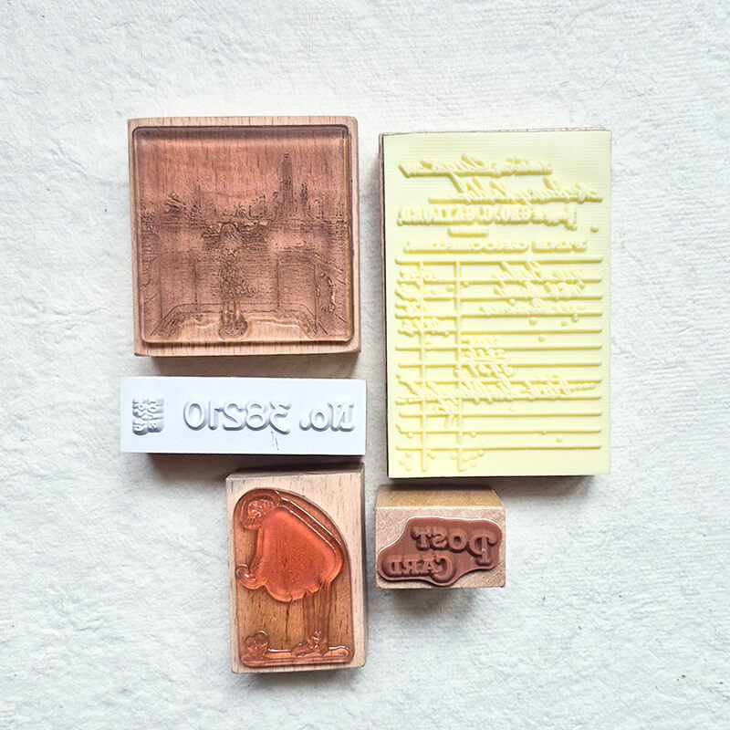 Bargain Pre-loved Scrapbooking Wooden Stamps