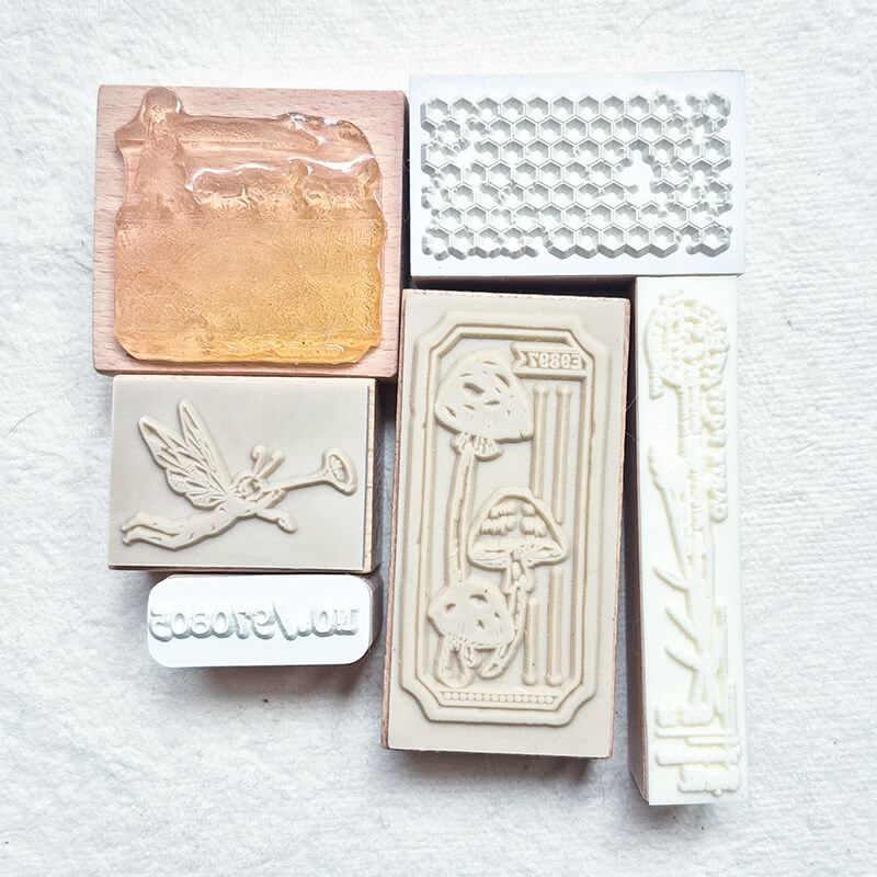 Bargain Pre-loved Scrapbooking Wooden Stamps