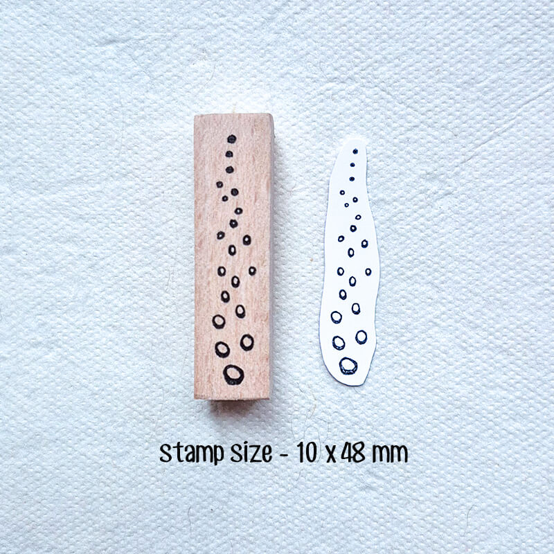 Ocean Saltwater Fish Scrapbooking Wooden Stamp