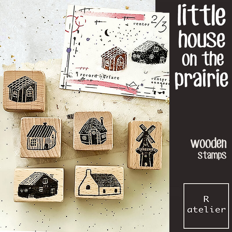 Little House on the Prairie Scrapbooking Wooden Stamp