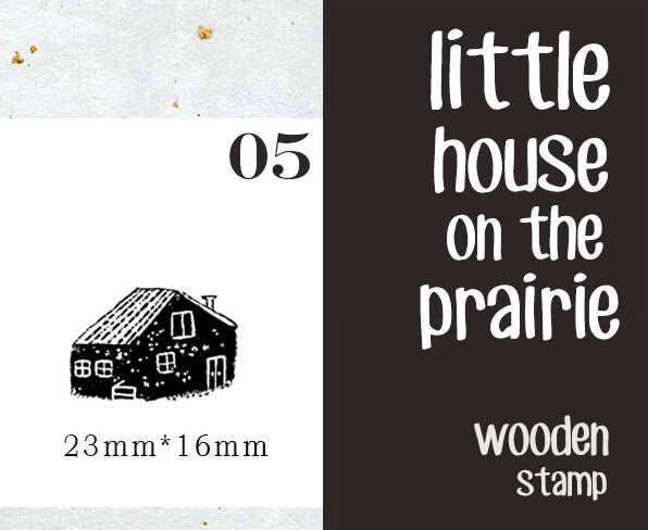 Little House on the Prairie Scrapbooking Wooden Stamp