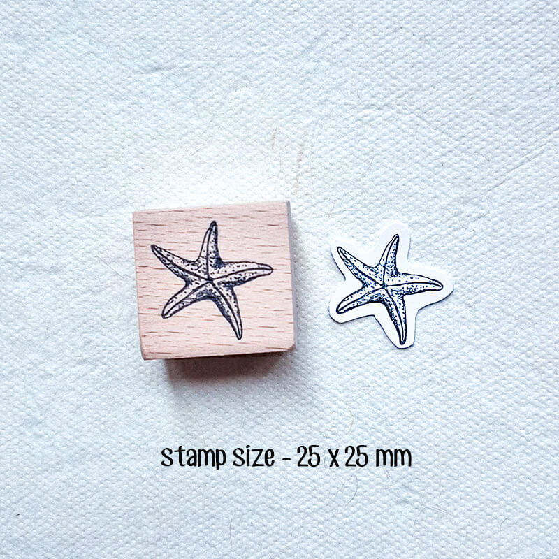Ocean Saltwater Fish Scrapbooking Wooden Stamp