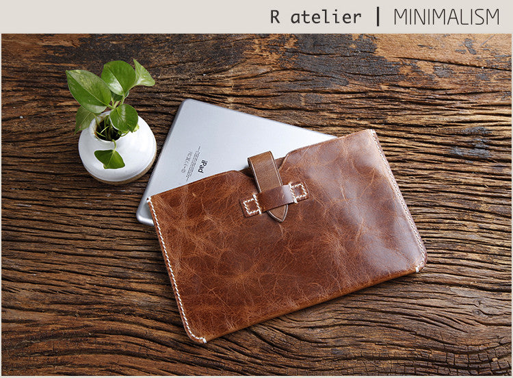 Handmade iPad Mini Leather Sleeve | Tablet Portfolio / Case / Sleeve