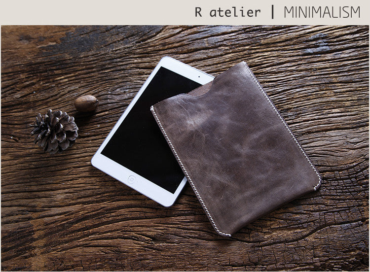 Handmade iPad Mini Leather Sleeve | Tablet Portfolio / Case / Sleeve