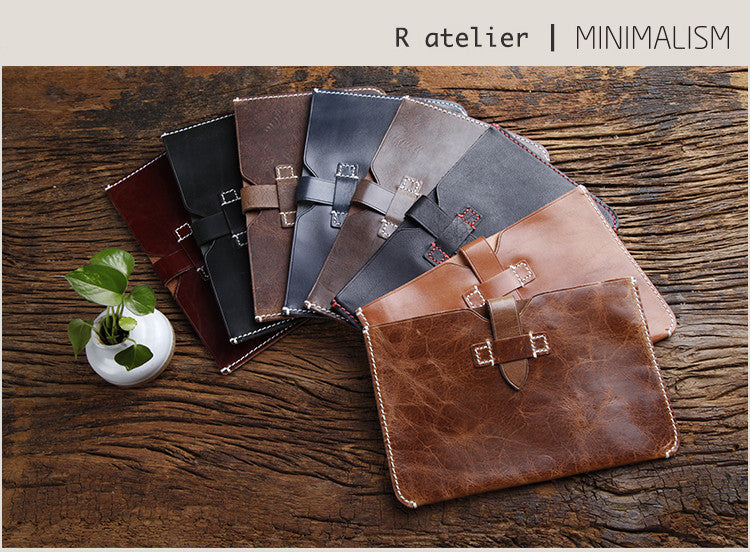Handmade iPad Mini Leather Sleeve | Tablet Portfolio / Case / Sleeve