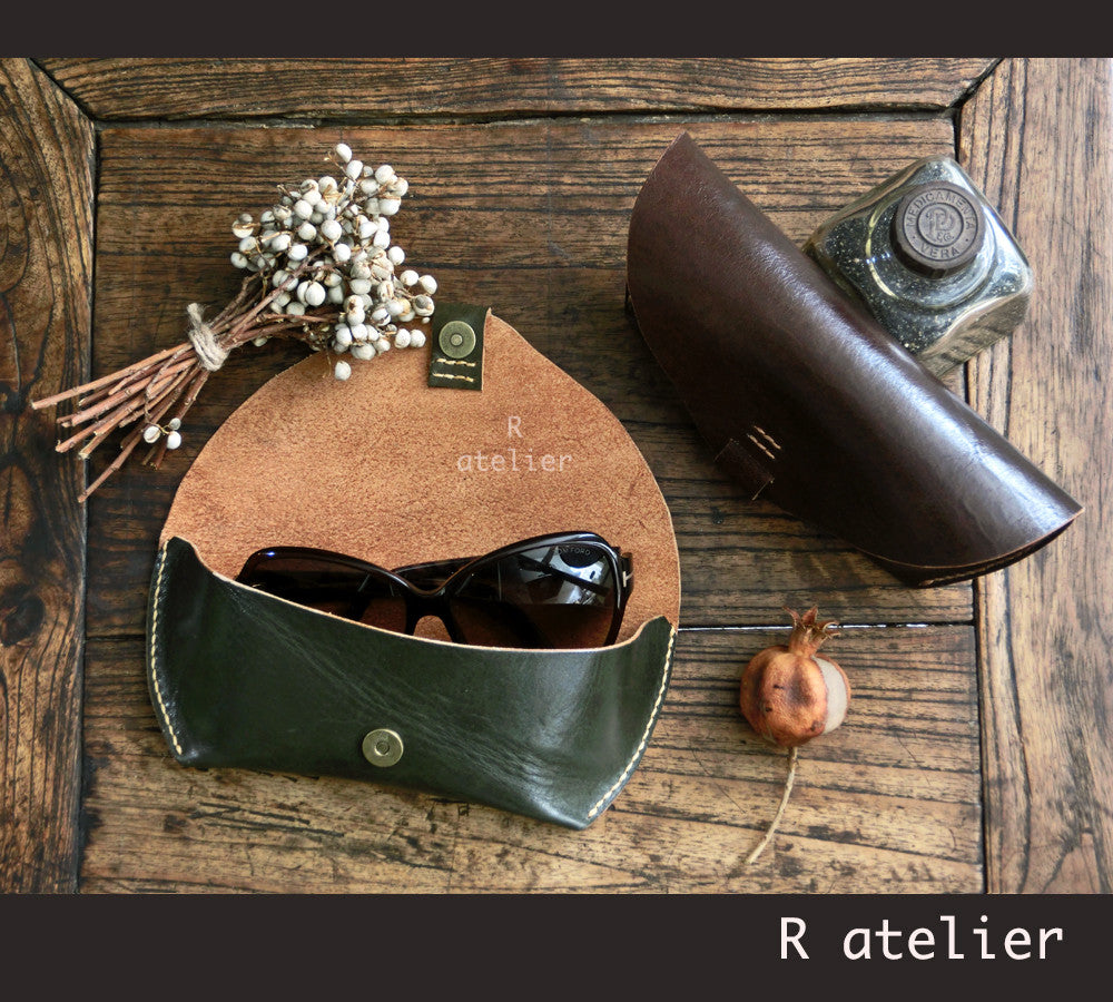 Handmade Leather Sunglasses/Eyeglasses Case