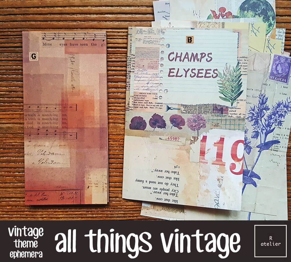 All Things Vintage Paper Ephemera