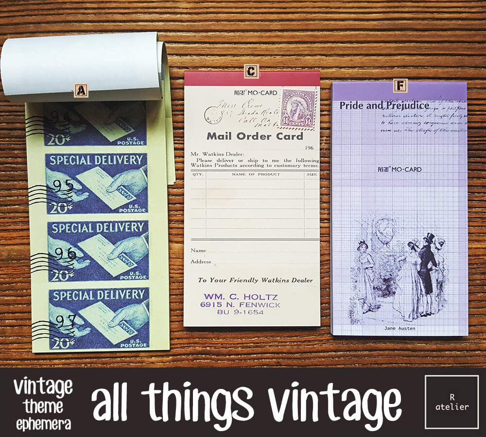 All Things Vintage Paper Ephemera