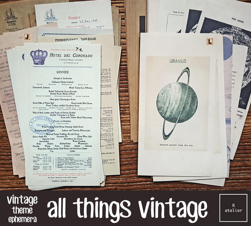 All Things Vintage Paper Ephemera