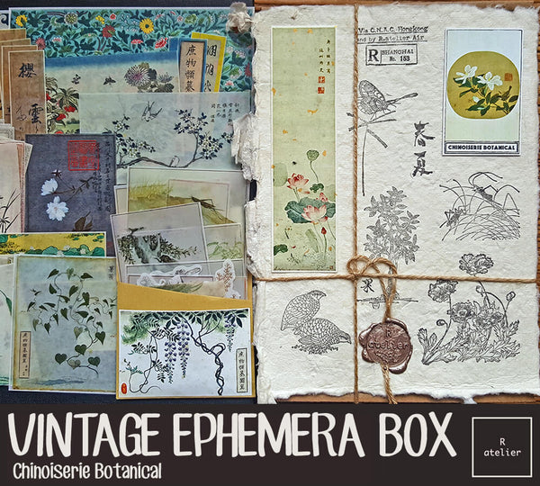 R.atelier Vintage Ephemera Scrapbooking Junk Journal Subscription Box