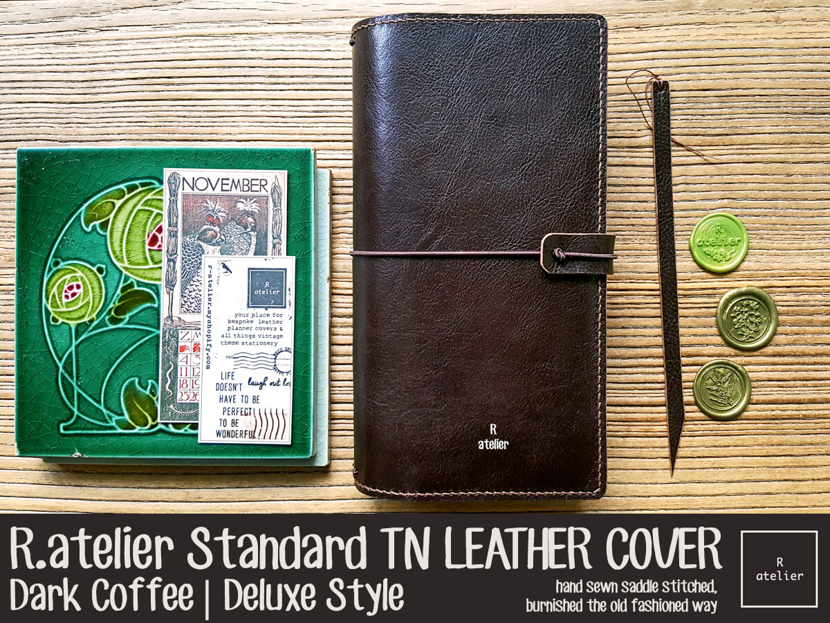 R.atelier Standard TN Leather Cover | Dark Coffee