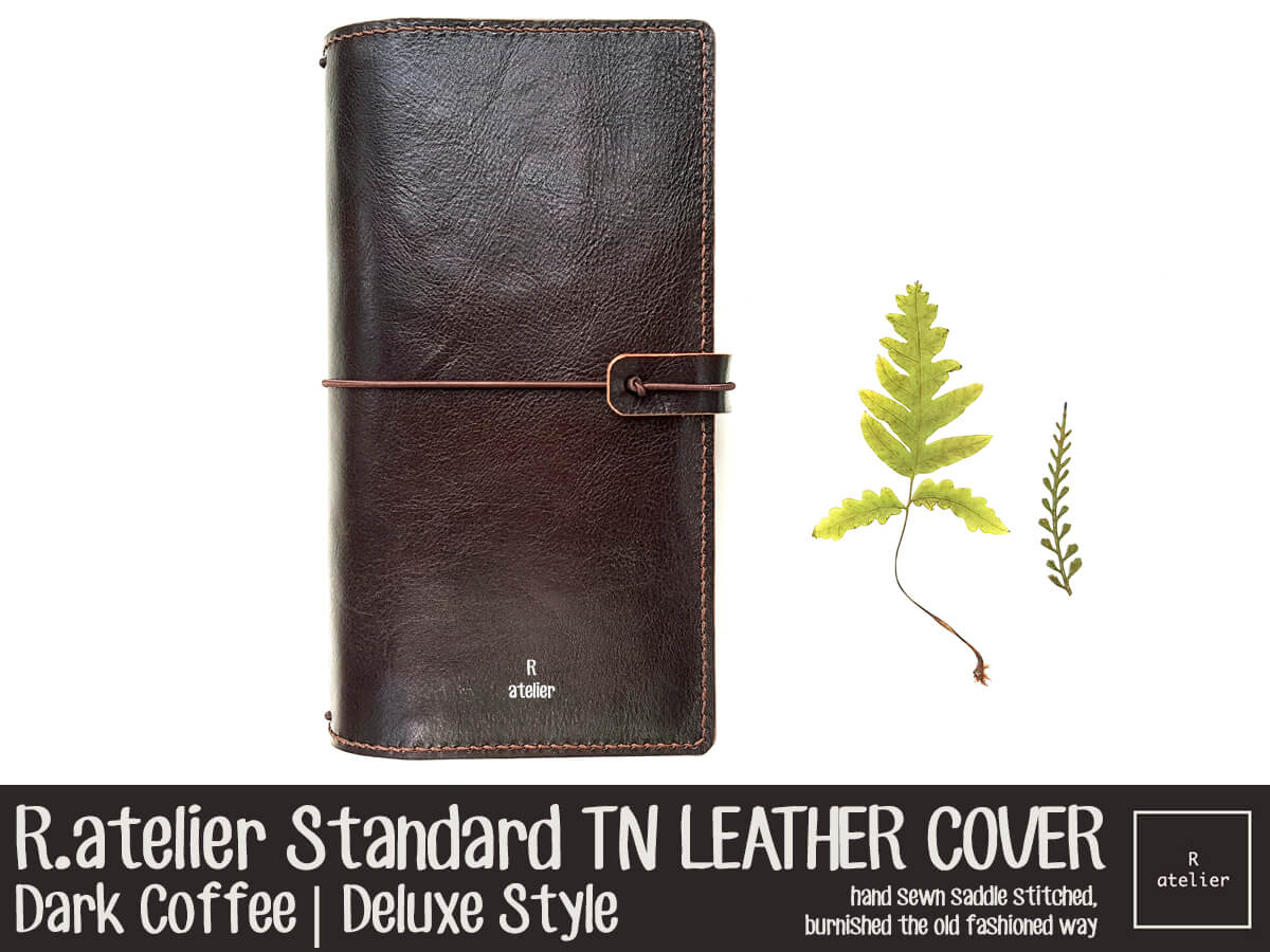 R.atelier Standard TN Leather Cover | Dark Coffee