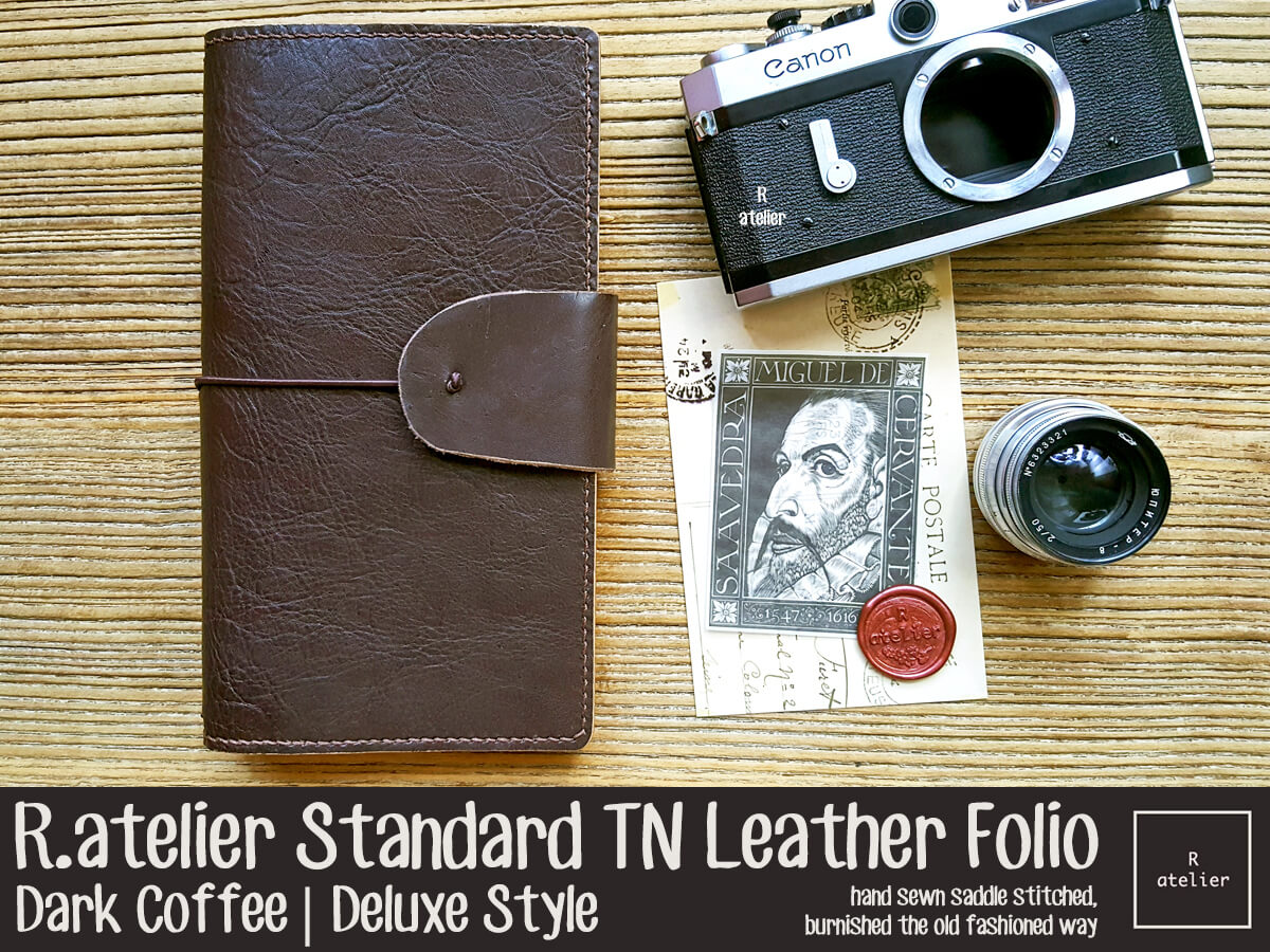 R.atelier Standard TN Leather Folio | Dark Coffee