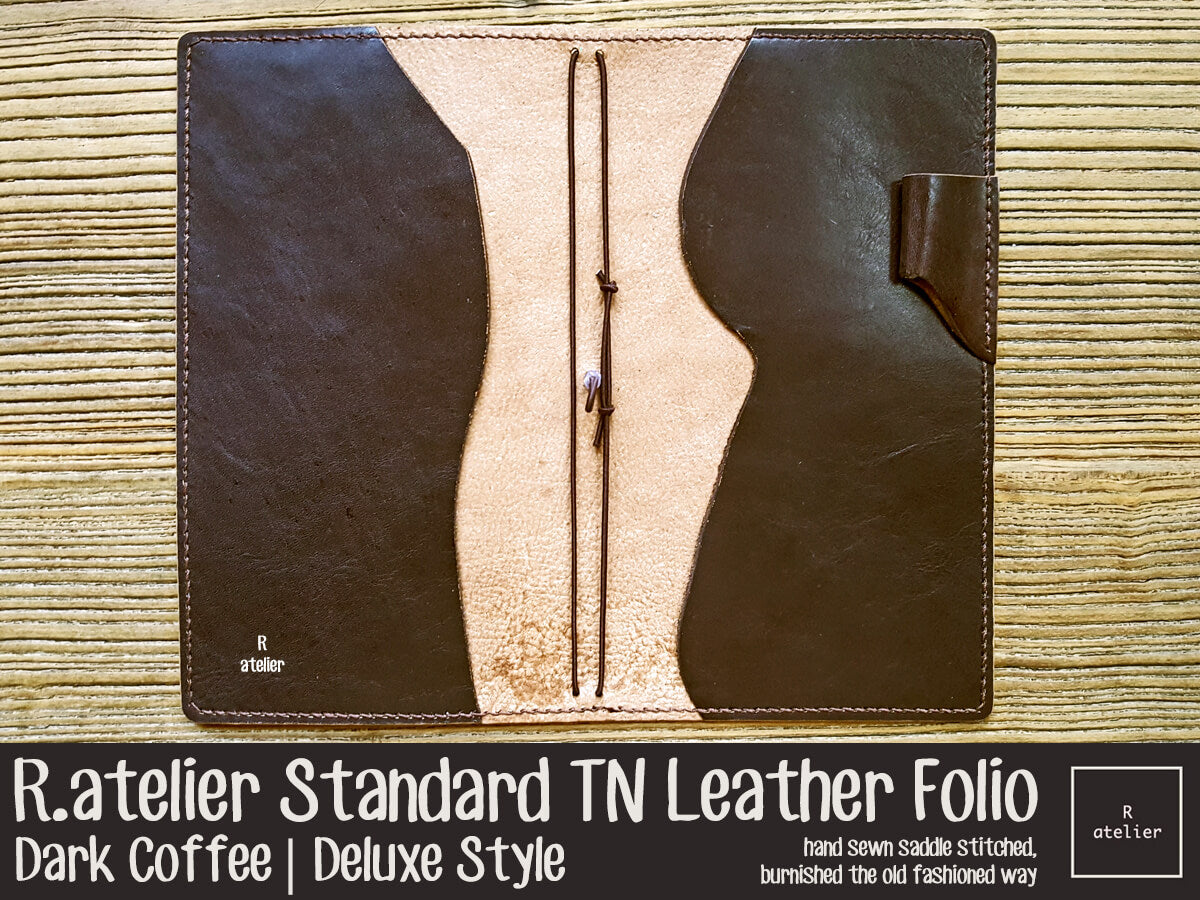 R.atelier Standard TN Leather Folio | Dark Coffee