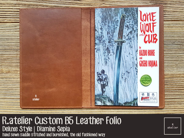 R.atelier Leuchtturm1917 A5 Leather Notebook Folio Cover (Premium)