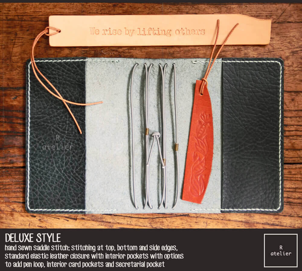 Field Notes | Leather Journal Cover | Midnight Green | Pocket Size