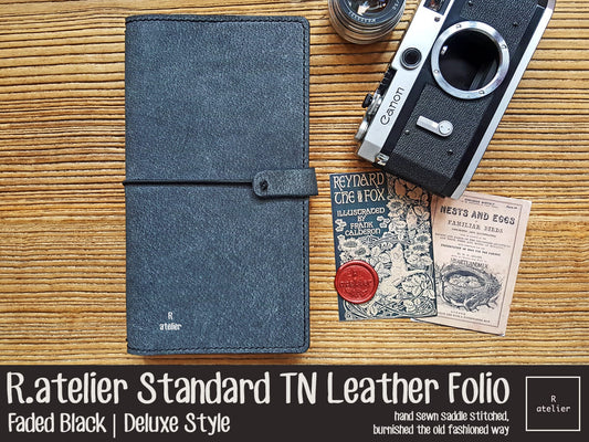 R.atelier Standard TN Leather Cover | Faded Black