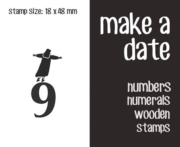 make a date Scrapbooking Wooden Stamps