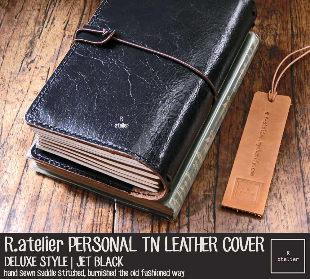 R.atelier Personal TN Leather Cover | Jet Black