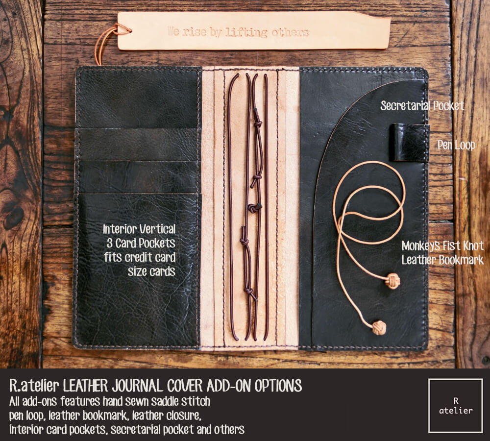 R.atelier Hobonichi A5 Leather Notebook Folio Cover