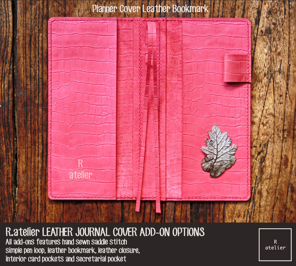 R.atelier Hobonichi A5 Leather Notebook Folio Cover